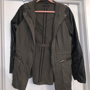 Olive green light jacket